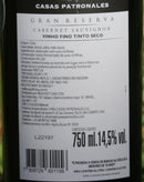 Casas Patronales Gran Reserva Cabernet Sauvignon 2022